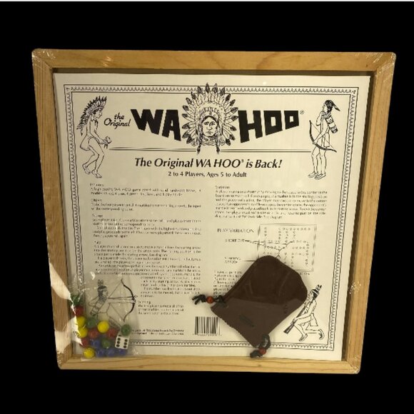 “Original Wahoo” Board Game – Vintage, Complete Set w/Marbles, Instructions - Picture 4 of 4